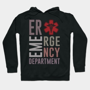 Emergency Department Emergency Room Nurse ER Nurse Hoodie